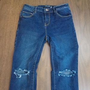 Blue Age Denim Collection Distressed Jeans